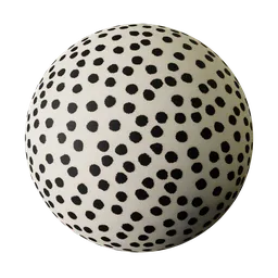 4K animal print PBR texture for 3D rendering in Blender, high-resolution fabric material