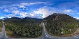 Dramatic Sky over Mountains