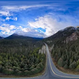 Dramatic Sky over Mountains