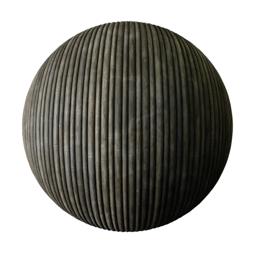 Old bamboo wall
