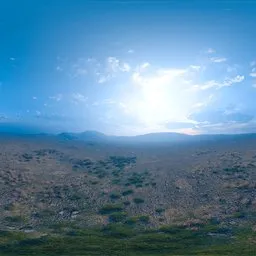 Desert Clarity Midday Landscape HDRI