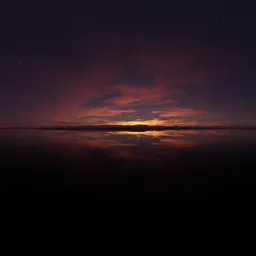 Colorful Twilight Sunset Sky