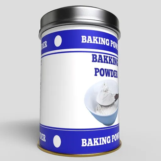 Baking Powder Metallic Tin Can