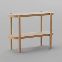 IKEA LISTERBY Oak Veneer Console Table
