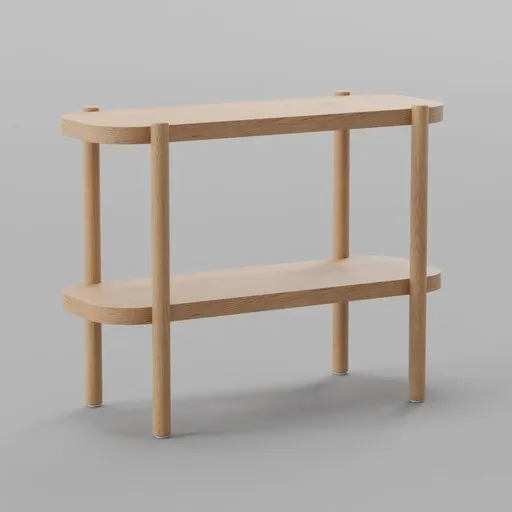 IKEA LISTERBY Oak Veneer Console Table