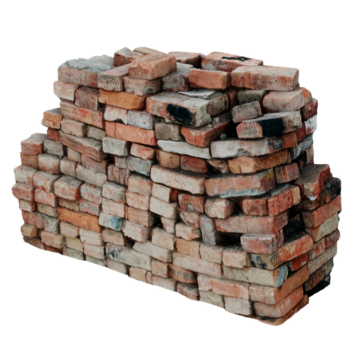 Old pile of bricks
