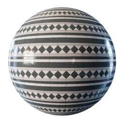 Victorian Mosaic Border Tiles