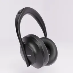 Realistic 3D rendering of over-ear headphones, optimized for Blender 3D artists and enthusiasts.