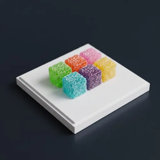 Procedural Sugar Coated Gummy Candy Pack
