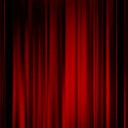 Red Velvet Theater Curtain Stage