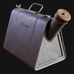 WW2 Triangular German Oil Can Rough