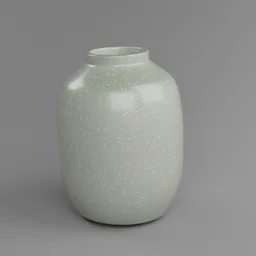 Speckled Sage Blue Vase