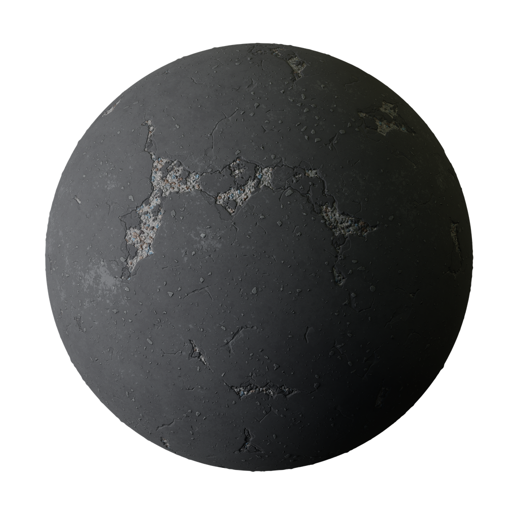 Blendkit | Download the FREE Smooth Worn Cracked Asphalt material