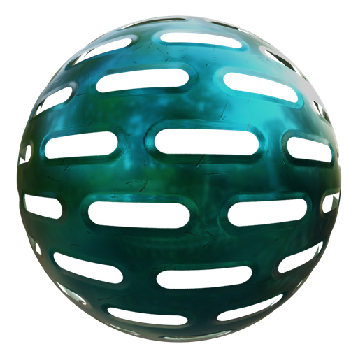 Blendkit | Download the FREE Scratched Blueish Shiny Metal Grill material