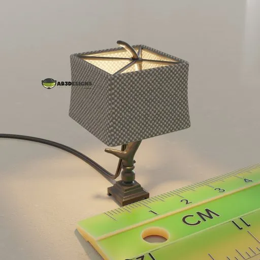 Miniature Twig Desk Lamp