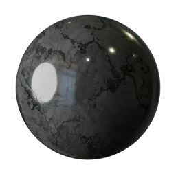 Obsidian Grey Marble Gloss