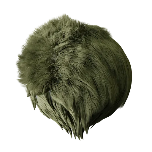 Procedural blond hair