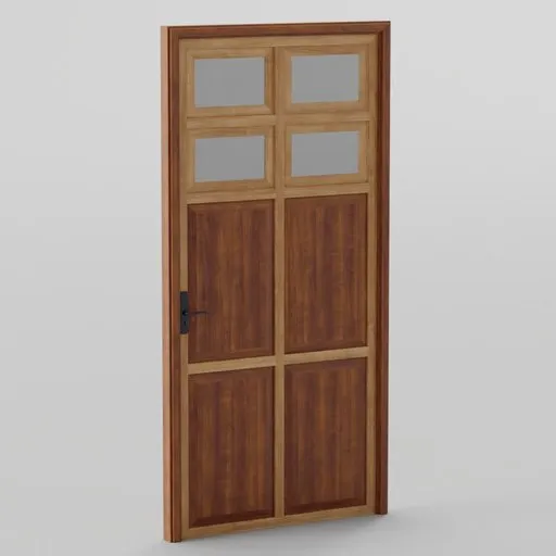 Modern Rustic Wooden Plank Door