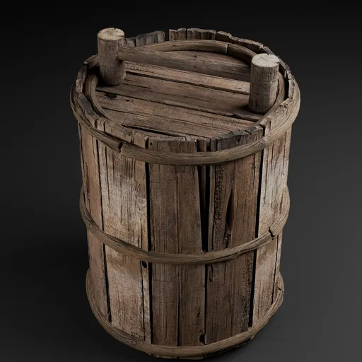 MK-Wooden barrel
