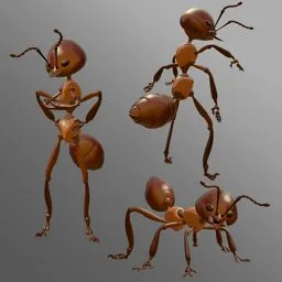 Anthropod Ant Person (Rigged)