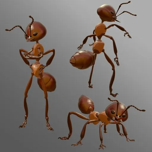Anthropod Ant Person (Rigged)