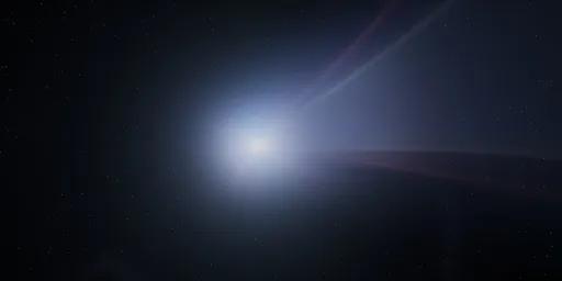 Glowing Star Deep Space