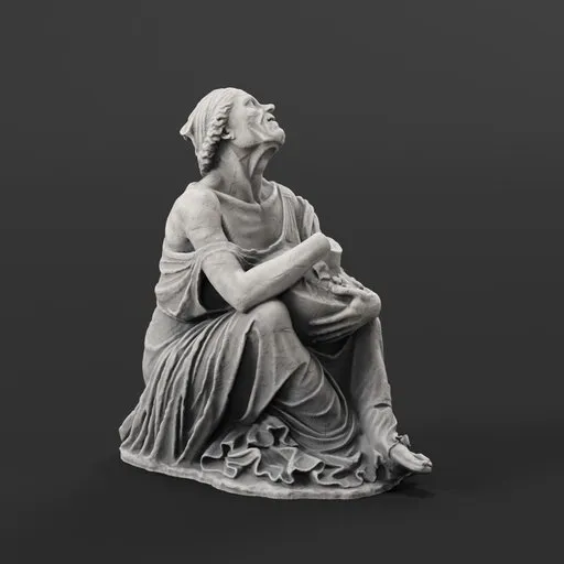 Statue of The old drunkard