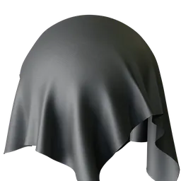 Plain Grey Velvet