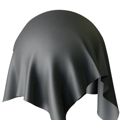 Plain Grey Velvet