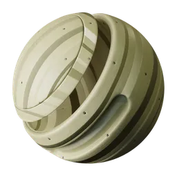 Beige Corrugated Metal Sheet