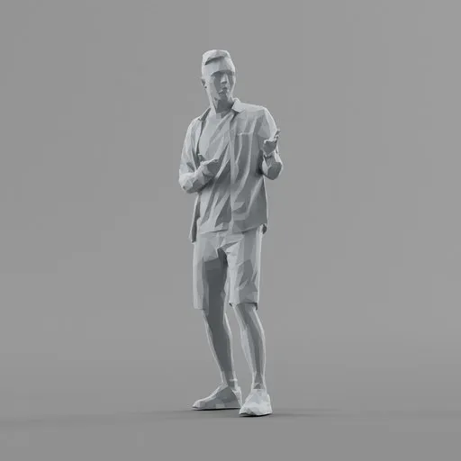Lowpoly Male Standing