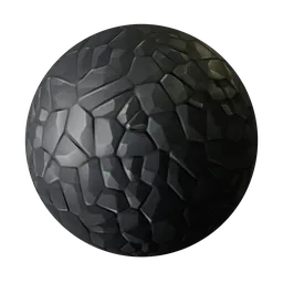 Stylized Dark Rock Pavement