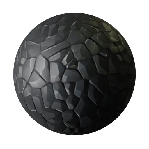 Stylized Dark Rock Pavement