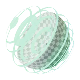 Dynamic Luminous Loop Grid texture for Blender 3D with vibrant dual-color, adjustable emission, and versatile control features.