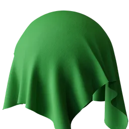 Plain green fabric