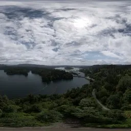Overcast Clouds Aerial Landscape