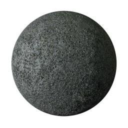Highly detailed PBR Concrete High Aggregate texture for realistic 3D modeling in Blender and other software.