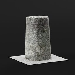 Concrete Bollard (Photoscanned)