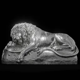 Steel Lucerne lion