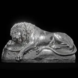 Steel Lucerne lion
