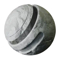 White Chiseled Stone