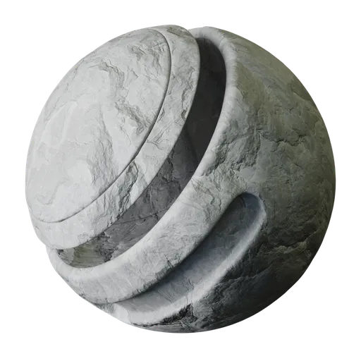 White Chiseled Stone