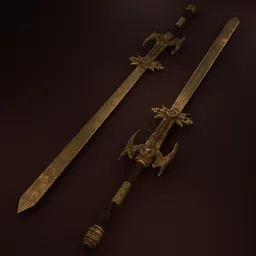 Gold Greatsword Weathered