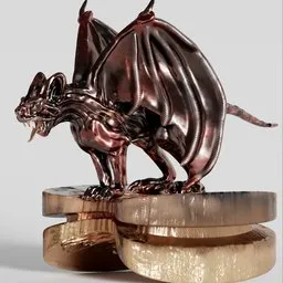 Gargoyle demon statue full body