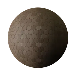 Hexagonal ceramic tiles
