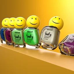 Nail enamel creative shot