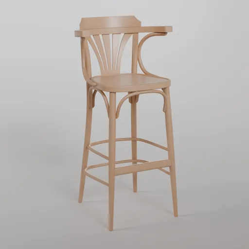 135 Barstool W0 - natural oil