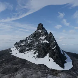 Mountain Peak Rugged Terrain