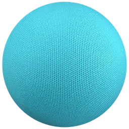 Turquoise Woven Fabric PBR Material