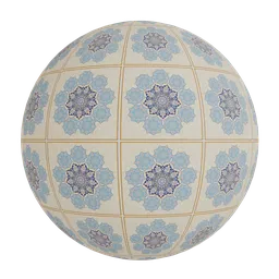 Floral rosette art